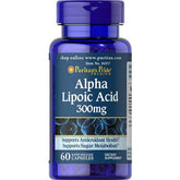 Ácido Alfa-Lipoico 300 mg 60 cápsulas PURITAN'S PRIDE